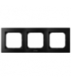 AS RH-3G/33 Ramka potrójna do łączników IP-44 Czarny Metalik Ospel
