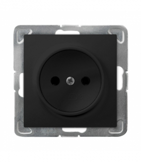 IMPRESJA GP-1Y/m/33 Gniazdo pojedyncze Czarny Metalik Ospel