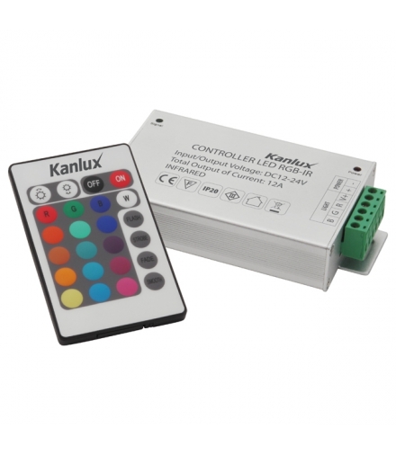 CONTROLLER LED RGB-IR Kontroler do liniowych modułów LED RGB Kanlux 08041