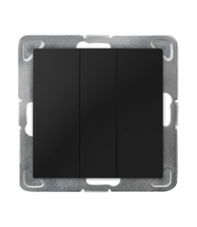 IMPRESJA ŁP-24Y/m/33 Łącznik potrójny zwierny Czarny Metalik Ospel