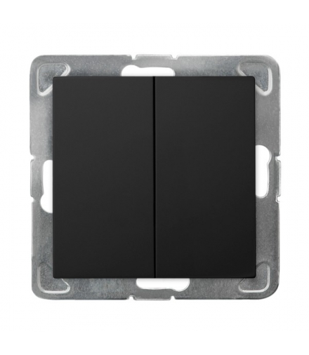 IMPRESJA ŁP-2Y/m/33 Łącznik dwugrupowy świecznikowy Czarny Metalik Ospel