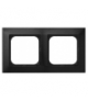 IMPRESJA R-2Y/33 Ramka podwójna Czarny Metalik Ospel