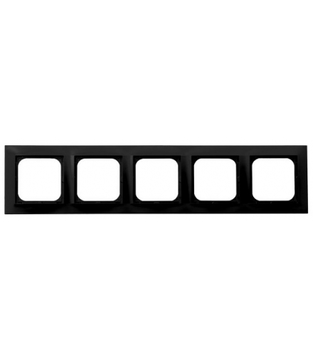 IMPRESJA R-5Y/33 Ramka pięciokrotna Czarny Metalik Ospel