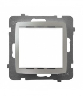 KARO AP45-1S/m/43 Adapter podtynkowy systemu OSPEL 45 do serii Karo Srebrny Perłowy Ospel