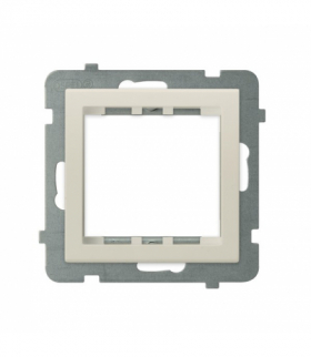 SONATA AP45-1R/m/27 Adapter podtynkowy systemu OSPEL 45 do serii Sonata Ecru Ospel