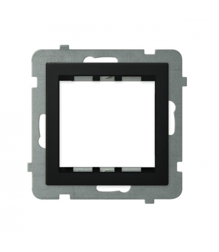 SONATA AP45-1R/m/33 Adapter podtynkowy systemu OSPEL 45 do serii Sonata Czarny Metalik Ospel