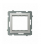 SONATA AP45-1R/m/38 Adapter podtynkowy systemu OSPEL 45 do serii Sonata Srebro Mat Ospel