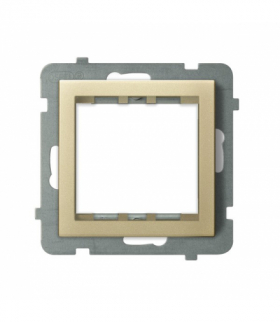 SONATA AP45-1R/m/39 Adapter podtynkowy systemu OSPEL 45 do serii Sonata Szampański Złoty Ospel