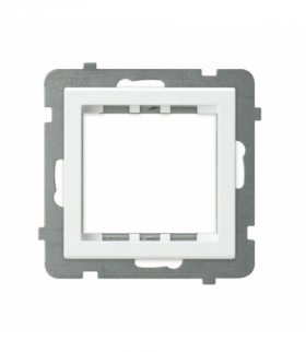 SONATA AP45-1R/m/75 Adapter podtynkowy systemu OSPEL 45 do serii Sonata Biały Mat Ospel