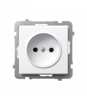 SONATA GP-1R/m/75 Gniazdo pojedyncze Biały Mat Ospel