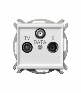 SONATA GPA-RD/m/75 Gniazdo RTV-DATA Biały Mat Ospel