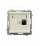 SONATA GPK-1R/K6/m/27 Gniazdo komputerowe pojedyncze, kat. 6 MMC Ecru Ospel
