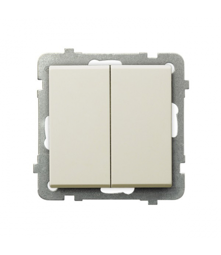 SONATA ŁP-19R/m/27 Łącznik podwójny krzyżowy Ecru Ospel