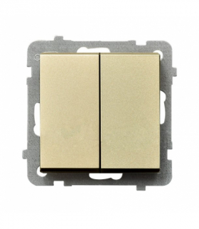 SONATA ŁP-19R/m/39 Łącznik podwójny krzyżowy Szampański Złoty Ospel