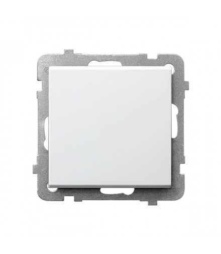 SONATA ŁP-1R/m/75 Łącznik jednobiegunowy Biały Mat Ospel