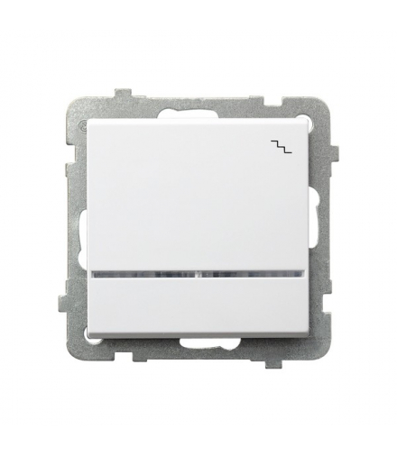 SONATA ŁP-3RS/m/75 Łącznik schodowy z podświetleniem niebieskim Biały Mat Ospel