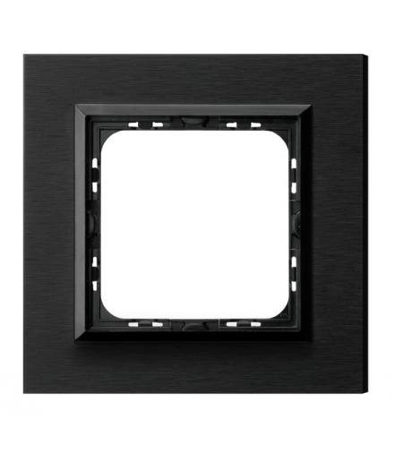 SONATA R-1RAC/64/25 Ramka pojedyncza Szczotkowany Antracyt Ospel