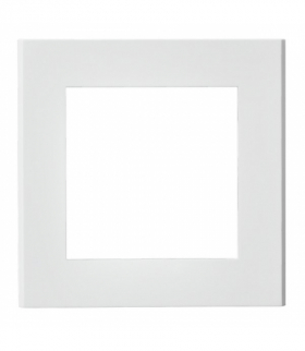 SONATA R-1RBS/00 Ramka pojedyncza do gniazda brytyjskiego Biały Ospel