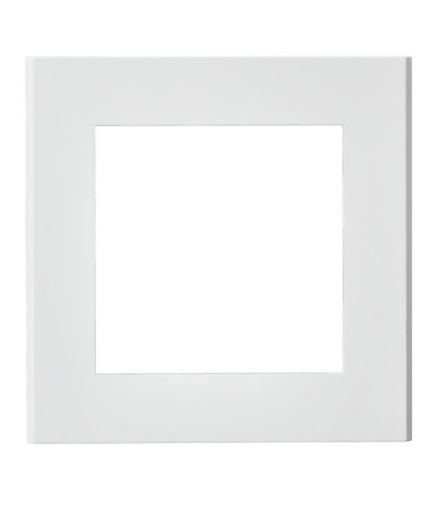 SONATA R-1RBS/00 Ramka pojedyncza do gniazda brytyjskiego Biały Ospel