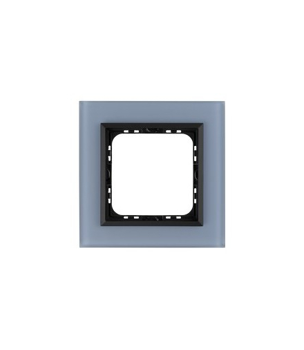 SONATA R-1RGC/80/33 Ramka pojedyncza Niebieskie Szkło Szronione Ospel