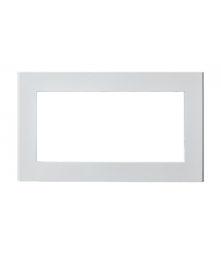 SONATA R-2RBS/00 Ramka podwójna do gniazda brytyjskiego Biały Ospel