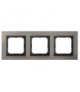SONATA R-3RAC/63/25 Ramka potrójna Szczotkowana Satyna Ospel