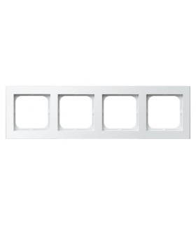 SONATA R-4R/75 Ramka poczwórna Biały Mat Ospel