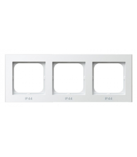 SONATA RH-3R/75 Ramka potrójna do łączników IP-44 Biały Mat Ospel