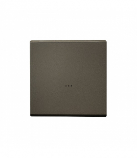 STEROWANIE BEZPRZEWODOWE K-1RB/40 Klawisz łącznika bezprzewodowego dwukanałowego Czekoladowy Metalik Ospel