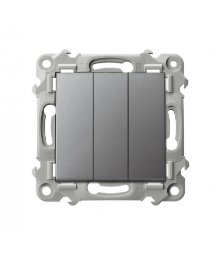 SZAFIR ŁP-13Z/m/70 Łącznik potrójny Szary Mat Ospel