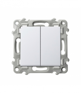 SZAFIR ŁP-19Z/m/00 Łącznik podwójny krzyżowy Biały Ospel