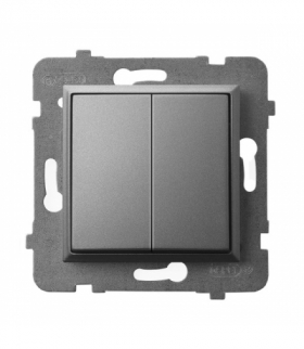 ARIA ŁP-19U/m/70 Łącznik podwójny krzyżowy Szary Mat Ospel