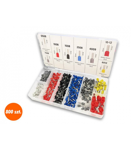 Zestaw tulejek izolowanych 800szt. LX1105