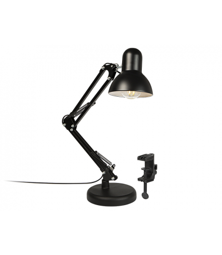 Lampka biurkowa lb-09 kreślarska 2w1 e27 czarna Blow 44-149