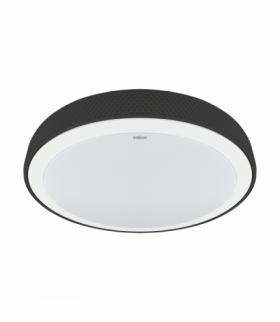 Plafoniera SMD LED RATAN LED C 24W BLACK CCT czarny Struhm 04789