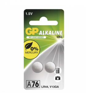 GP Bateria alkaliczna guzikowa A76F (LR44) 2BL GP B13763