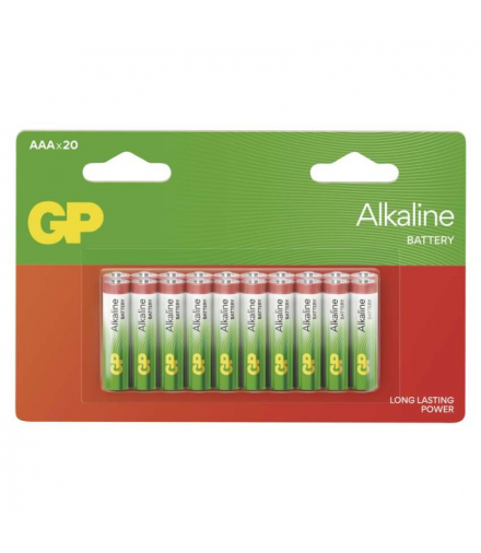 GP Bateria alkaliczna ALKALINE AAA (LR03) GP B0412L