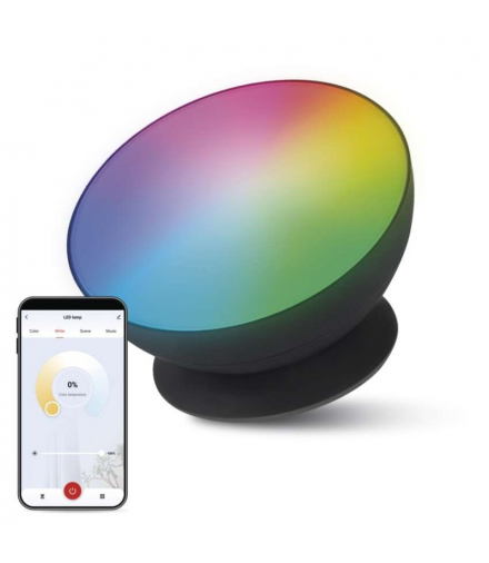 GoSmart Oprawa LED Ambilight, czarna, ciepła –zimna biel RGB, WiFi EMOS ZCW11BR