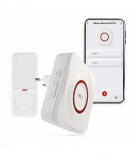 GoSmart Dzwonek bezprzewodowy z WiFi, biały EMOS P5735WS