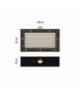 Oprawa LED Garden BRIXO solarna z PIR, 350 lm, NW, czarna EMOS ZG162S