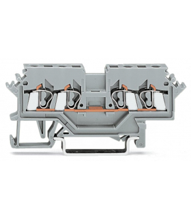 Złączka szynowa 4‑przewodowa 2,5mm2 szara 280‑621 WAGO