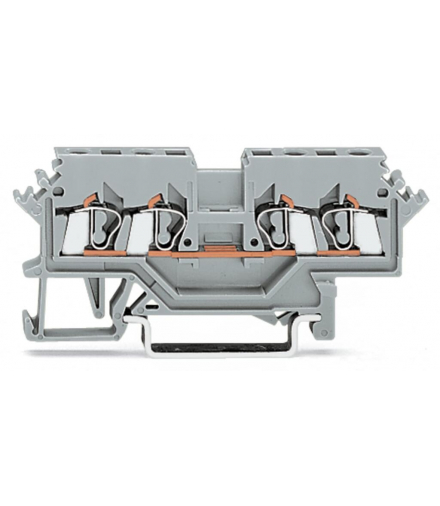 Złączka szynowa 4‑przewodowa 2,5mm2 szara 280‑621 WAGO