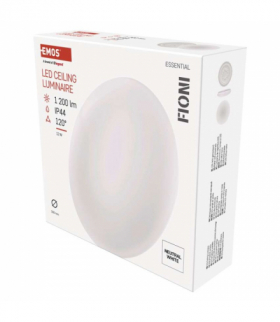 Oprawa LED okrągła Fioni 12W IP44 neutralna biel EMOS ZM1120