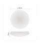 Oprawa sufitowa LED TIVI, okrągła biała 8,6W, IP44, neutralna biel EMOS ZM3406