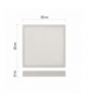 Panel LED natynkowy NEXXO, kwadrat, bialy, 28,5W,Neutralna biel EMOS ZM6155