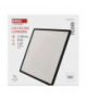 Oprawa LED FLORI kwadratowy, czarny, 22W, neutralna biel EMOS ZM1407