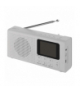 Przenośne radio z Bluetooth, MP3, DAB DAB+ FM, białe EMOS E0091
