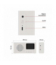 Przenośne radio z Bluetooth, MP3, DAB DAB+ FM, białe EMOS E0091