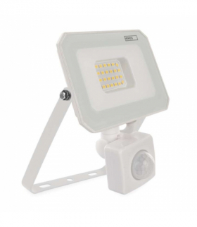 Naświetlacz LED SIMPO 20W, z czujn. PIR, biały, neutralna biel EMOS ZS2323W
