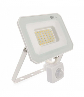 Naświetlacz LED SIMPO 30W, z czujn. PIR, biały, neutralna biel EMOS ZS2333W